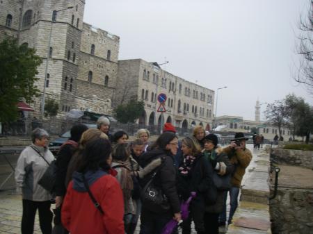 VISITE DU QUARTIER CHRETIEN DE JERUSALEM - MARS 2009